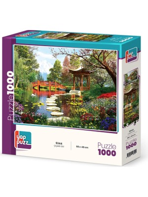 Çiçekli Göl 1000 Parça Puzzle