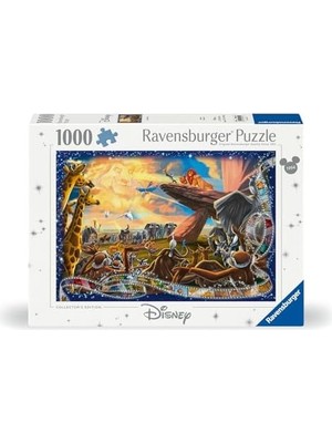 1000 Parçalı Puzzle Wd Aslan Kral