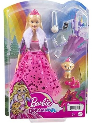 Prenses Macerası Prenses Tarzı Bebeği (30 cm Boyunda), Yavru Köpeği ile 3-7 Yaş Için GML76