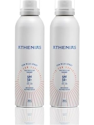 Sun Spray SPF50+ Tüm Cilt Tipleri Için Uva Uvb Yüksek Korumalı Güneş Kremi 200 ml x 2 Adet