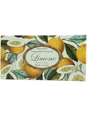 Saponificio Artigianale Fiorentino Sabun 3X125 gr - Lemon