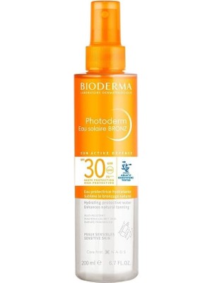 Photoderm Bronz Sun Protective Water SPF30 Bronzlaştırıcı Güneş Koruyucu Yüz, Vücut, Saç 200 ml