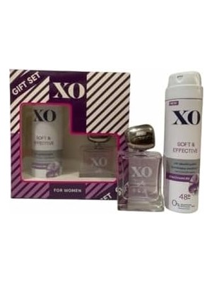 Xo Kadınlar Için Hediye Seti, Parfüm 50 Ml, Soft Deodorant 150 ml