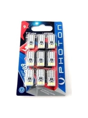 T10 W5W 12 V Beyaz LED PH7010 1 Adet
