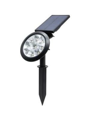 18W LED Solar Kazıklı Çim Armatür Güneş Enerjili LED Işık Çim Lambası Bahçe Ağaç Çalı Duvar Aydınlatma