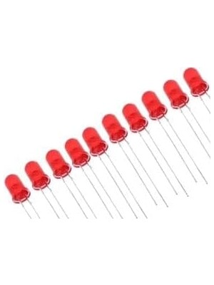 5 mm Kırmızı LED Paketi - 10 Adet