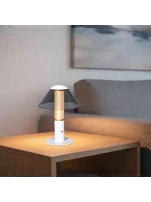 Erta 02 Beyaz Şarjlı Masa Lambası 1X2W 3000K