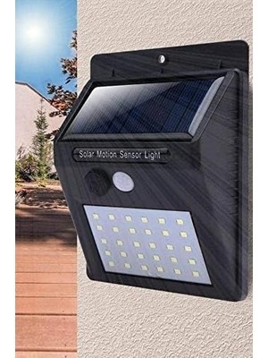 Solar Güneş Enerjili Şarj Olabilen 20 Ledli Bahçe Lambası