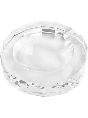 Cyrstal Ashtray Transparent Gümüş Tek Ebat BA2055 057 C1