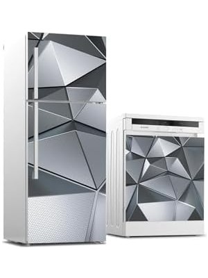 Buzdolabı ve Bulaşık Makinası Beyaz Eşya Kaplama 3D Metal