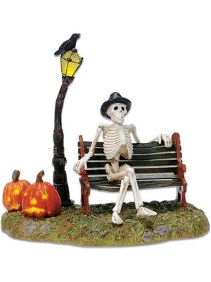 Department 56 56.53146 Köy Koleksiyonları Için Aksesuarlar Bayramı Dinlenme Heykelciği, 11 Cm, Çok Renkli