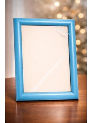 Caddehediye Kırılmaz Pvc Masaüstü Fotoğraf Çerçevesi | 10×15 – 13×18 – 15×21 | 9 Farklı Renk Seçenekleri Caddehediye Kırılmaz Pvc Masaüstü Fotoğraf Çerçevesi (Mavi, 10X15)