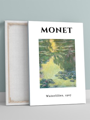 Waterlilies, Nilüferler, Izlenimcilik Sanatsal Kanvas Tablo - Tuval Tablo