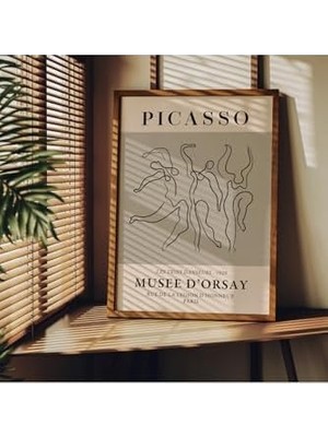 Picasso Çerçevesiz Poster, Modern Dekoratif Çerçevesiz Poster, Tablo, Picasso-3, 21 x 30