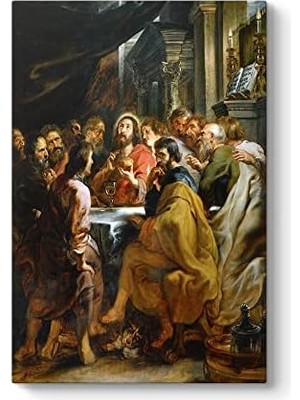 Peter Paul Rubens - Son Akşam Yemeği Kanvas Tablo 40 x 60