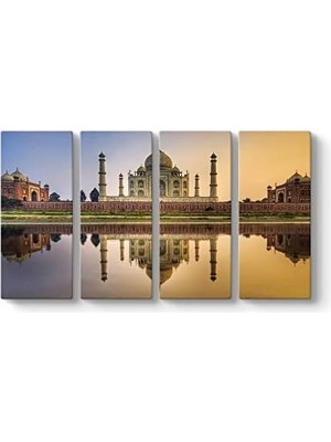 Tac Mahal Tablosu 129 x 70-4 Parçalı