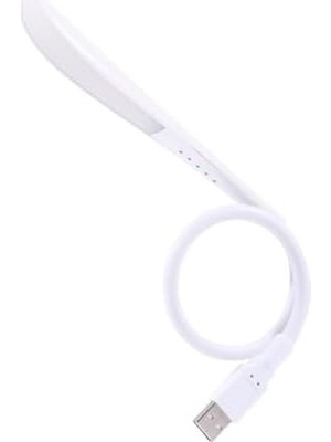 USB Girişli 14 Ledli 3 Kademeli Dokunmatik Masa/kitap Okuma Lambası Ledi Beyaz