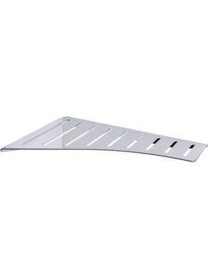 Banyo Krom Duş Rafı Krom Renk 30X203X305 mm Gri Tek Ebat BA3007 043 Cr