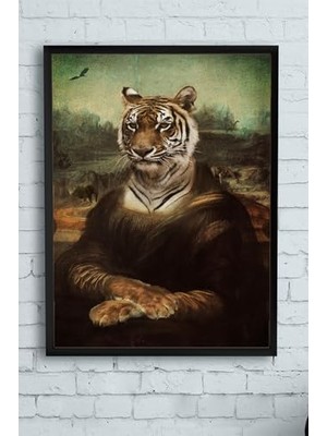 (PSTER12383) Kaplan Sanatsal Çerçeveli Tablo (50X70CM)