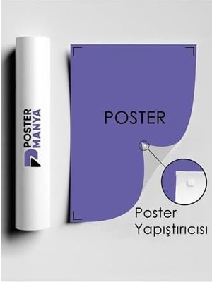 (PSTER20374) Poster Seti - 3 Adet Çerçevesiz Sanatsal Poster, Yatay Duvar Posteri Seti 50 x 70