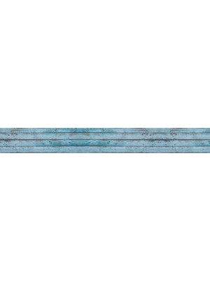 Mutfak Tezgah Arası Folyo Kaplama Folyosu Kırık Mavi Ahşap Doku 60X500 cm
