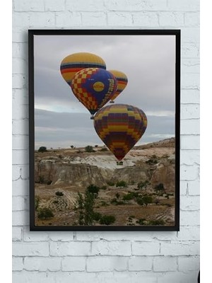 (PSTER11485) Kapadokya Manzara Çerçeveli Tablo (30 x 40CM)