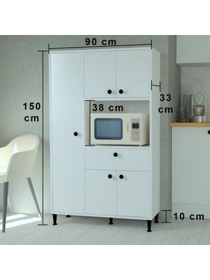 Empressco Mobilique Bergama 90CM Kiler Dolabı - Fiyatı, Yorumları