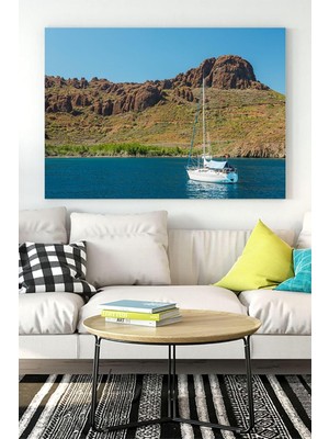 (PSTER15656) Datça Manzara Kanvas Tablo 30 x 40