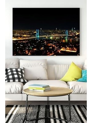 (PSTER18167) Istanbul Boğazı Manzara Kanvas Tablo 3 30 x 40