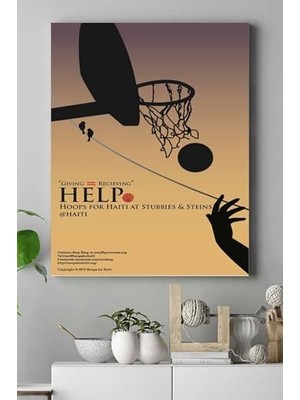 (PSTER15170) Basketbol Kanvas Tablo 4 40 x 60