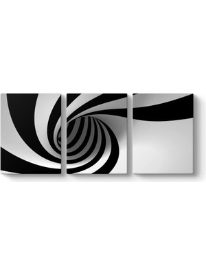 Girdap Panorama Tablo 96 x 40-3 Parçalı
