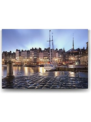 Amsterdam Iskele Tablosu - 75X50CM