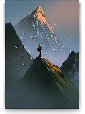 Dağın Zirvesi Tablosu - 60X90CM