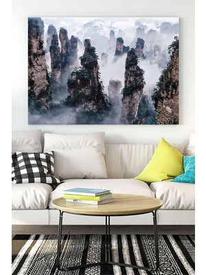(PSTER15802) Tianzi Dağları Manzara Kanvas Tablo 40 x 60
