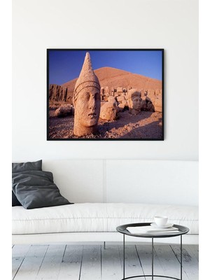 (PSTER13659) Nemrut Dağı Manzara Çerçeveli Tablo 2 (30 x 40CM)