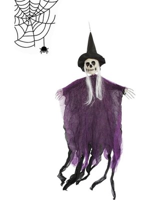 Halloween Dekoratif Şapkalı Iskelet 100CM AST6781