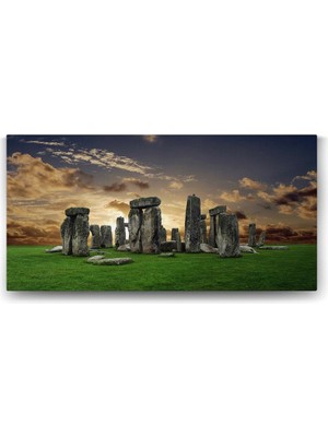 Stonehenge Taşları Tablosu - 160X80CM