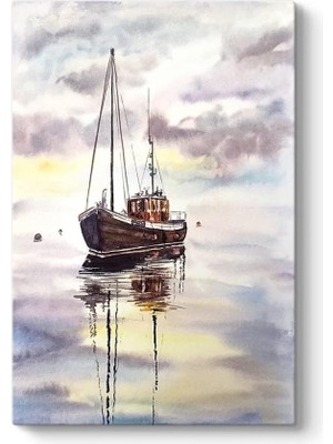 Balıkçı Teknesi Tablosu 60 x 90
