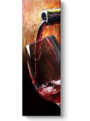 Kırmızı Şarap Kadeh Vertica Tablo 50 x 150