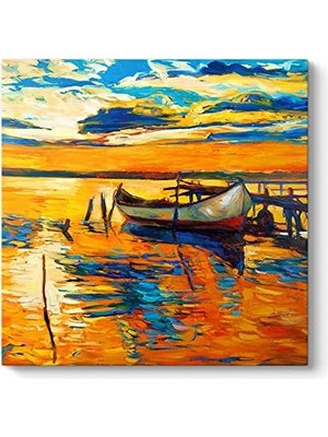 Eski Iskele Yağlıboya Tablo 40 x 40
