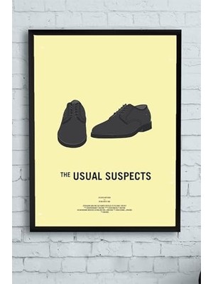 (PSTER13762) The Usual Suspectsfilm Afişi Çerçeveli Tablo 3 (50X70CM)