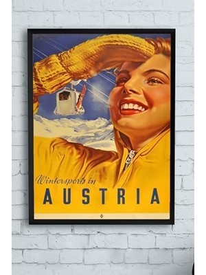 (PSTER9958) Avustralya Çerçeveli Tablo (50X70CM)