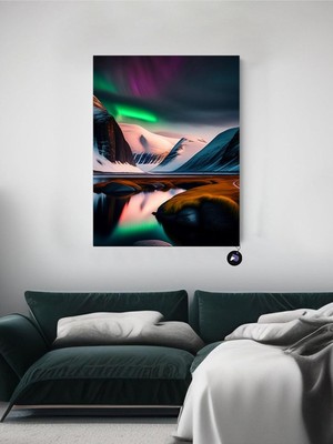 (PSTER21009) Nordik Kış Masalı Iskandinav Tarzı Poster 70 x 100