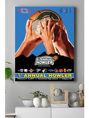 (PSTER16243) Howler Basketbol Kanvas Tablo 40 x 60
