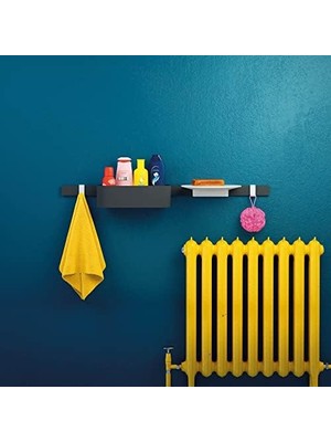 Wallstoris 10,16 cm Mat Siyah Modern Derin Depolama Sepeti, 27912670