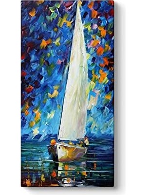 Yelkenli Gemi Baskı Tablosu 60 x 120