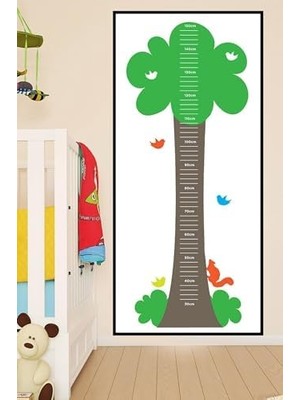 (PSTER21302) Ağaç Çocuk Boy Ölçer Poster
