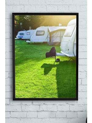 (PSTER11512) Karavan Araba Çerçeveli Tablo (30 x 40CM)