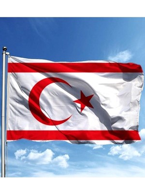 Zc Bayrak Kıbrıs Milli Gönder Bayrağı 70X105 cm Raşel Dijital Baskı