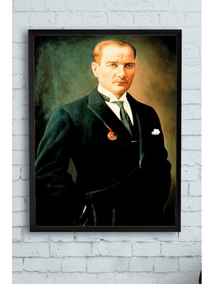(PSTER9902) Atatürk Çerçeveli Tablo 2 (50X70CM)